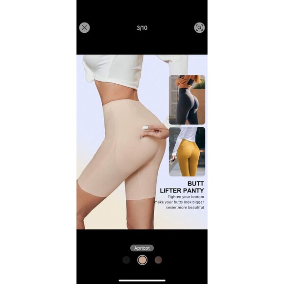 New Butt Lifting Shape Wear Removable Padding - Picture 4 of 11